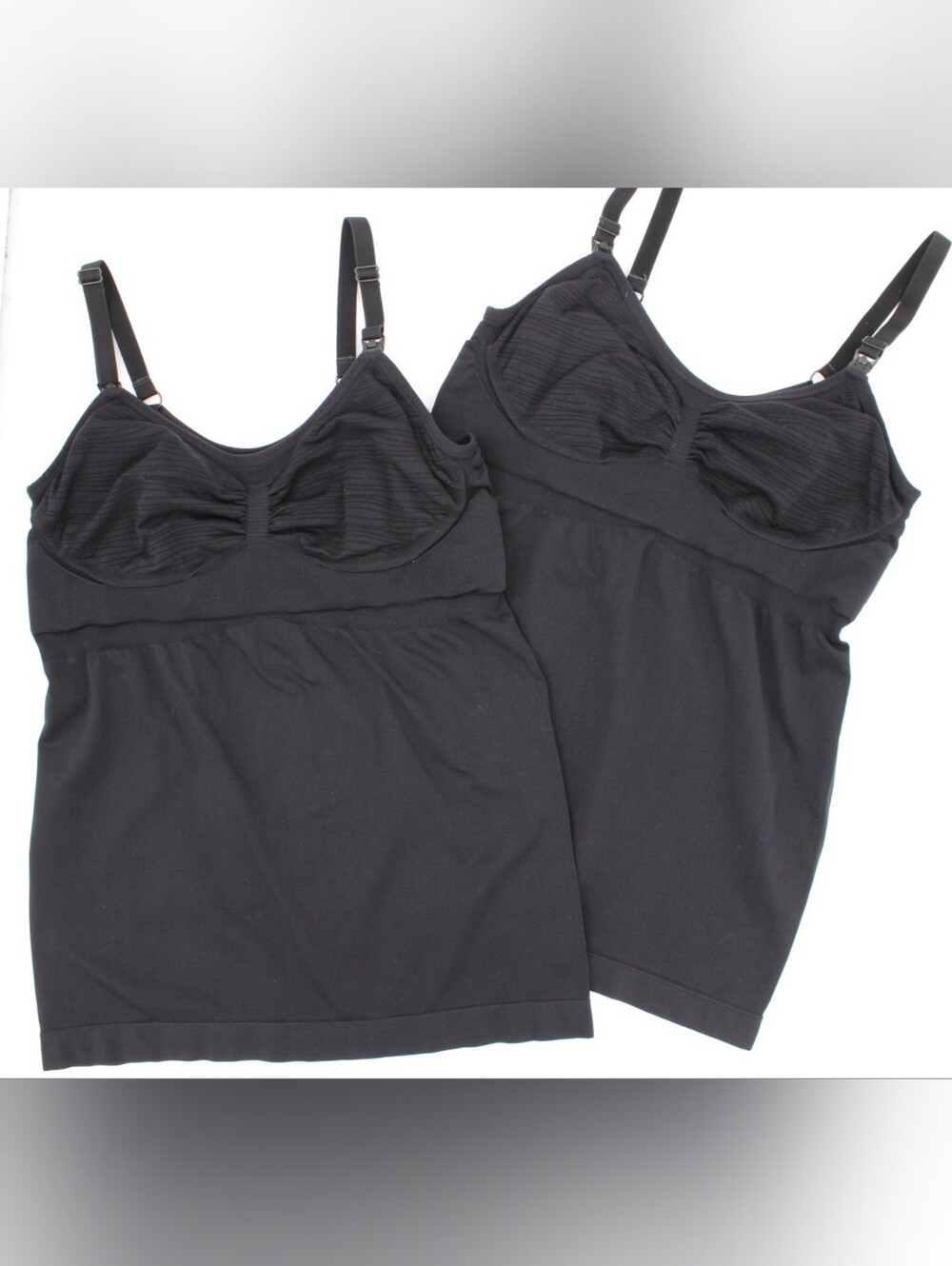 Kindred Bravely Sublime Maternity Nursing Cami Bundle M & L Black 2-Pack